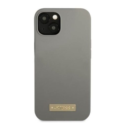 4" szürke szilikon 4G Logo Plate MagSafe keménytok