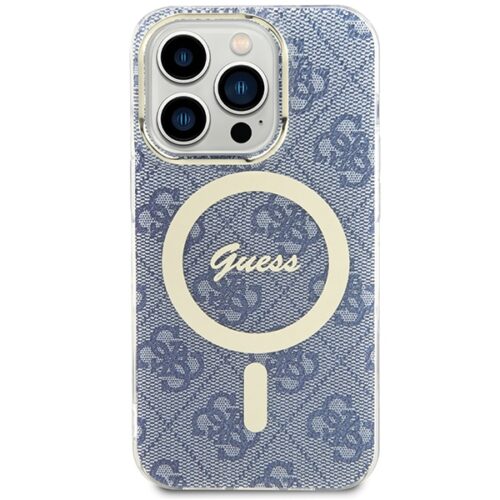 Guess GUHMP15LH4STB iPhone 15 Pro 6.1" kék keménytok IML 4G MagSafe - Image 2