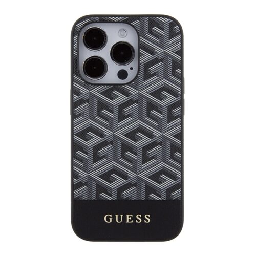 Guess GUHMP15XHGCFFSEK iPhone 15 Pro Max 6.7" fekete keménytok GCube csíkos MagSafe - Image 2