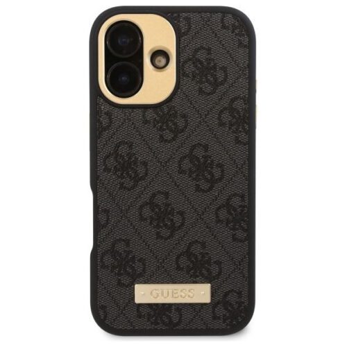 Guess GUHMP16MU4GPRK 4G Logo Plate MagSafe keménytok iPhone 16 Plus - fekete - Image 2