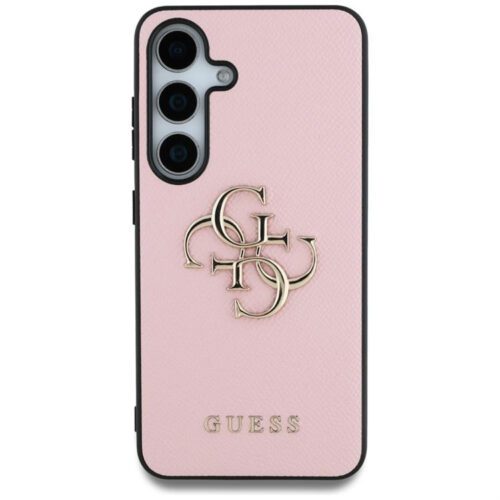 Guess Grained Big 4G Logo Small Classic Logo tok Samsung Galaxy S25 - rózsaszín - Image 2