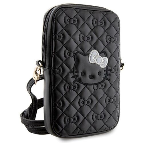 Hello Kitty táska HKPBPEKHBPK fekete steppelt masnis - Image 2