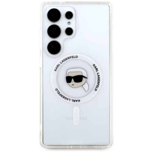 Karl Lagerfeld Button Karl Head Printed Logo MagSafe-kompatibilis tok Samsung Galaxy S25 Ultra - fehér - Image 2