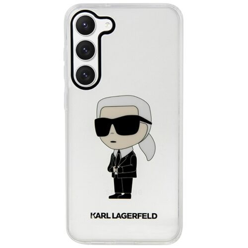 Karl Lagerfeld KLHCS23SHNIKTCT Samsung Galaxy S23 S911 átlátszó keménytok ikonikus Karl Lagerfeld - Image 2
