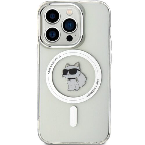 Karl Lagerfeld KLHMP14XHFCCNOT IML Choupette MagSafe-kompatibilis tok iPhone 14 Pro Max - átlátszó - Image 2