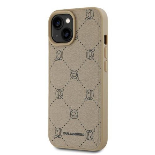Karl Lagerfeld KLHMP15SPGKHPHE Magsafe Karl Heads tok iPhone 15 - bézs - Image 2