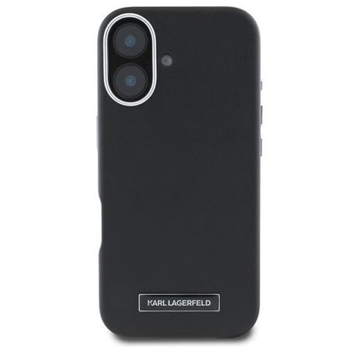 Karl Lagerfeld KLHMP16MPGMSRPK FW Metal Plate MagSafe keménytok iPhone 16 Plus - fekete - Image 2