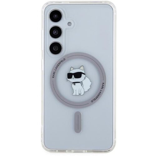 Karl Lagerfeld KLHMS24SHFCCNOT Samsung S24 S921 átlátszó keménytok MagSafe - Image 2