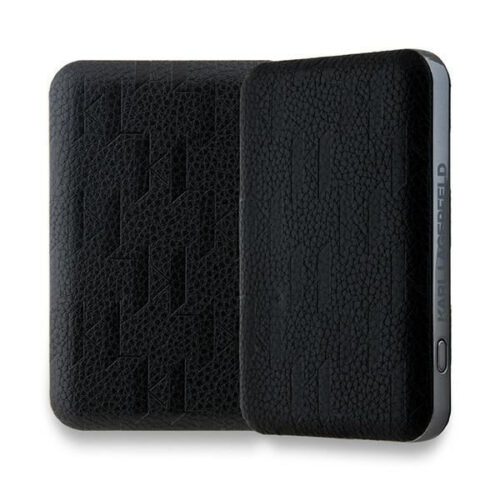 Karl Lagerfeld KLPB5FPGKSKCHK Karl&Choupette Head Pin MagSafe powerbank 15W 5000mAh - fekete - Image 2