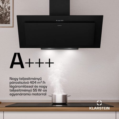 Klarstein Athena ferde páraelszívó | kivezetéses és keringtetett üzemmód | 404 m³/h | 56 W | 90 cm - Image 2