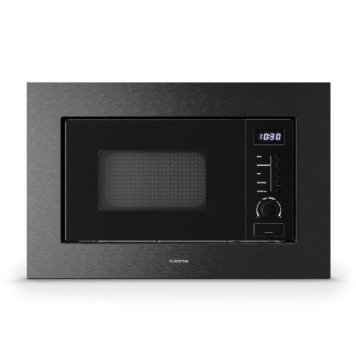 Klarstein Verosteel beépített mikrohullámú sütő grillel | 800 W grill | 700 W mikrohullámú sütő | 60 cm