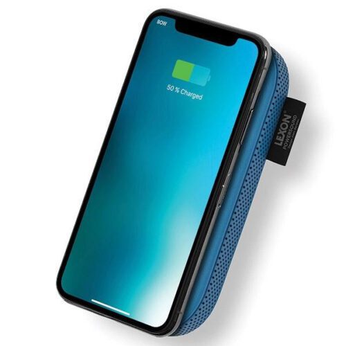 Lexon LA128DB Powersound indukciós powerbank Bluetooth hangszóróval 5000mAh - kék - Image 2