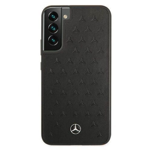 Mercedes MEHCS22MPSQBK S22+ S906 fekete csillag mintás bőr keménytok - Image 2