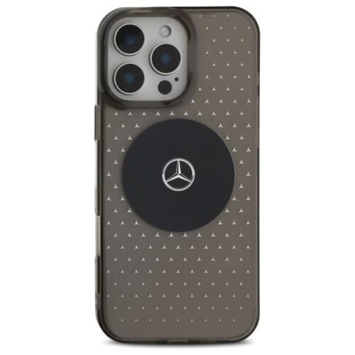 Mercedes MEHMP16L23HCPK MB Case Star Pattern keménytok iPhone 16 Pro - fekete - Image 2