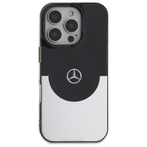Mercedes MEHMP16X23HBIGK Double Layer BiColor MagSafe-kompatibilis keménytok iPhone 16 Pro - fekete - Image 2