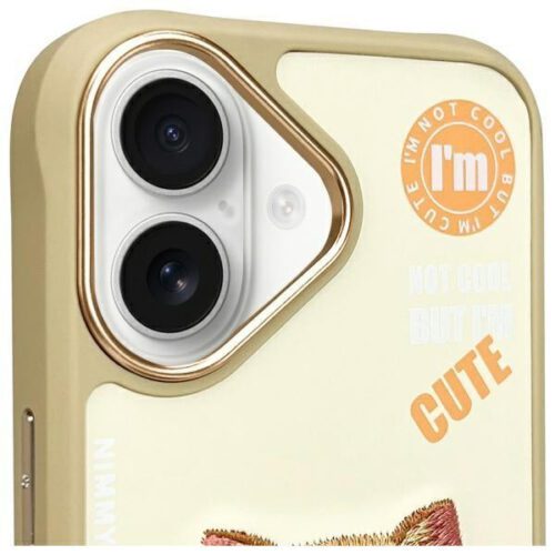 Nimmy Cool&Cute 2.0 Cat tok iPhone 16 - bézs - Image 2