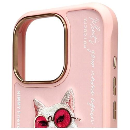 Nimmy Glasses Cool Cat tok iPhone 16 Pro Max - rózsaszín - Image 2