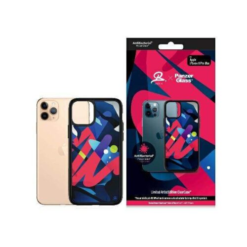 PanzerGlass ClearCase iPhone 11 Pro Max Mikael B Limited Artist Edition antibakteriális tok