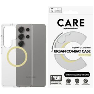 PanzerGlass Flagship Urban Combat Chardonnay QI MagSafe-kompatibilis tok Samsung Galaxy S25 Ultra - átlátszó