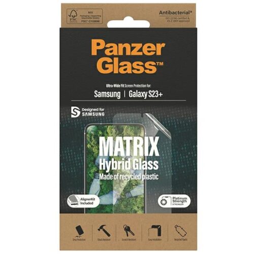 PanzerGlass Matrix Samsung Samsung Galaxy S23+ S916 képernyővédelem 7319 pozícionálóval fólia - Image 2