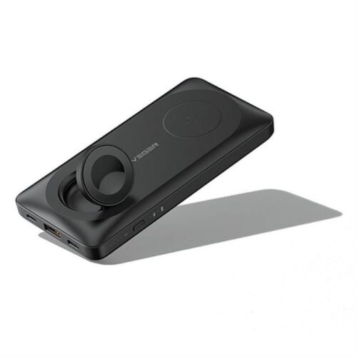 Power Bank VEGER MagMulti - 10 000mAh LCD gyorstöltés MagSafe + töltés Apple Watch PD 22