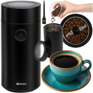RUHHY elektromos kávédaráló – friss kávé egyetlen gombnyomással (WNDR26219)