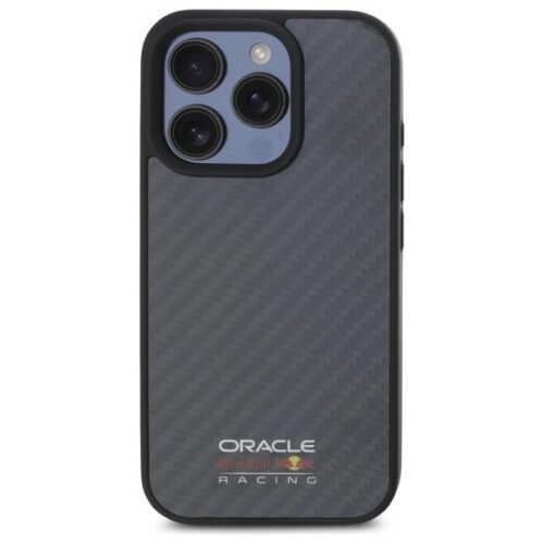 Red Bull RBHMP16L24CFILSK Carbon Fiber Shiny Logo MagSafe-kompatibilis tok iPhone 16 Pro - fekete - Image 2