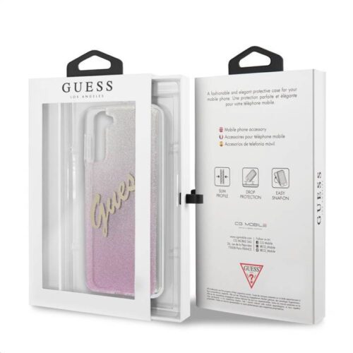 Samsung S21 Plus GUESS GUHCS21MPCUGLSPI Hátlap - Rózsaszín - Image 2