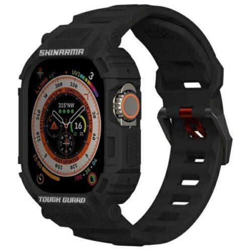 Skinarma Mecha tok szíjjal Apple Watch Ultra/Ultra2 (49mm) - fekete