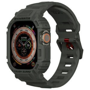 Skinarma Mecha tok szíjjal Apple Watch Ultra/Ultra2 (49mm) - olajzöld