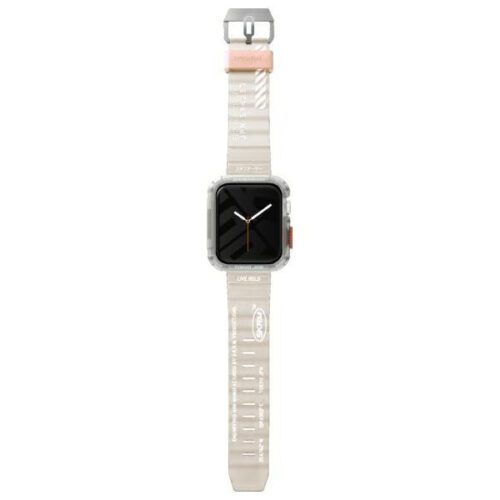 Skinarma Shokku csereszíj Apple Watch 42/44/45mm - bézs