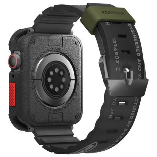Skinarma Shokku csereszíj Apple Watch 42/44/45mm - fekete - Image 2