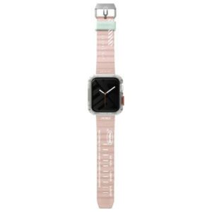 Skinarma Shokku csereszíj Apple Watch 42/44/45mm - halvány rózsaszín