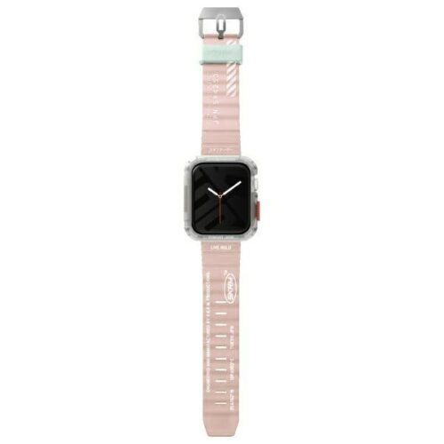 Skinarma Shokku csereszíj Apple Watch 42/44/45mm - halvány rózsaszín