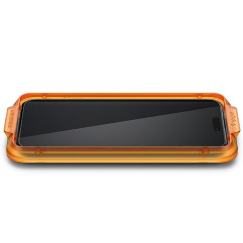 Spigen Alm Glass FC iPhone 15 6.1" 2 db edzett üveg fekete keretes AGL06906 - Image 2
