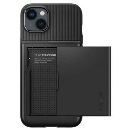 Spigen Slim Armor CS iPhone 14 Plus fekete tok - Image 2