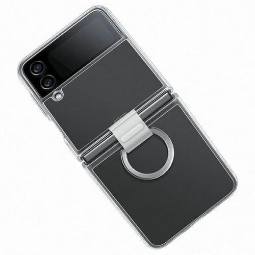 Tok Samsung EF-OF721CTEGWW Z Flip 4 átlátszó tok gyűrűs állvánnyal - Image 2