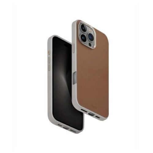 UNIQ Lyden DS Magclick Charging tok iPhone 16 Pro Max - barna