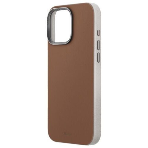 UNIQ Lyden DS Magclick Charging tok iPhone 16 Pro - barna - Image 2