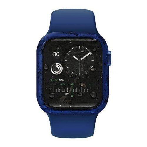 UNIQ Tok Nautic Apple Watch Series 4/5/6/SE 40mm védőfólia kék kerettel - Image 2