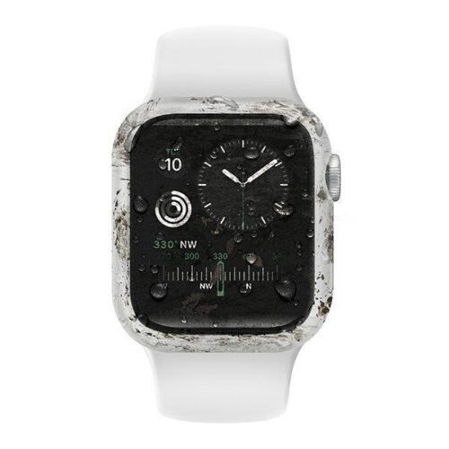 UNIQ Tok Nautic Apple Watch Series 4/5/6/SE 44mm védőfólia fehér kerettel - Image 2