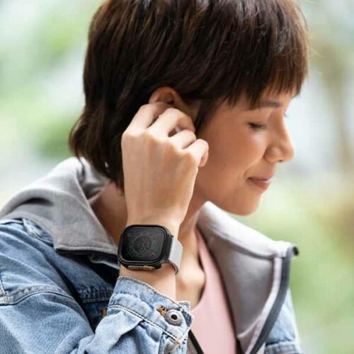 UNIQ Valencia tok Apple Watch Ultra/ Ultra 2 49mm - éjfekete éjfekete - Image 2
