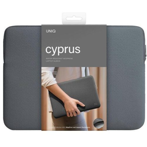 UNIQ neoprén laptop tok 16" Ciprus vízálló Onyx - Image 2