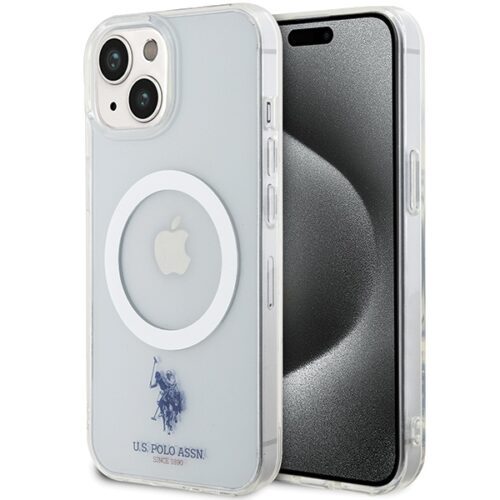 US Polo USHMP15SUCIT iPhone 15 6.1" átlátszó MagSafe tok