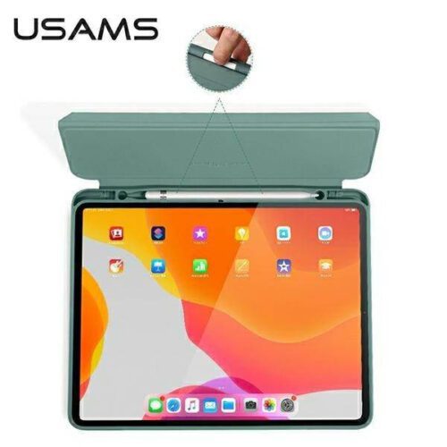 USAMS Case Winto iPad Pro 12.9" 2021 fekete Smart Cover tok - Image 2
