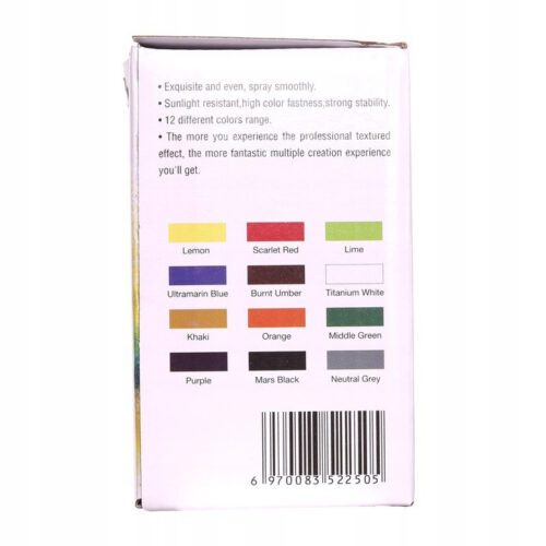 Akril airbrush festék készlet 24 db 30 ml-es fiola Fengda Timbertech Mix-I + Mix-II - Image 2