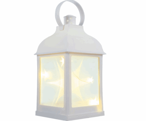 Fehér 22 cm 3D LED dekorlámpa – hangulatos éjjeli fény otthonra (WNDR20589)