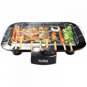 Floria ZLN2867 Elektromos grill - 2000W - fekete