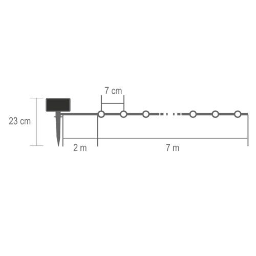 100db hidegfehér LED