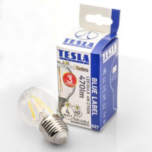 Tesla - LED minigömb FILAMENT RETRO izzó